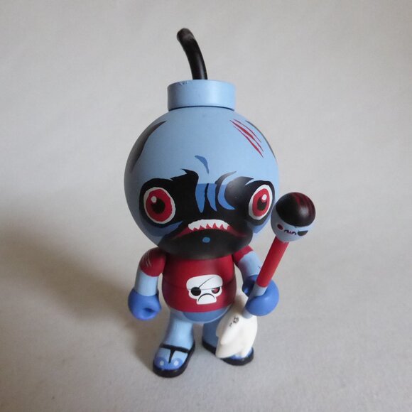 2007 3” JAMUNGO BACK SCRATCH BLOW UP DOLLS SERIES 2 DESIGNER ART URBAN VINYL - Picture 2 of 12